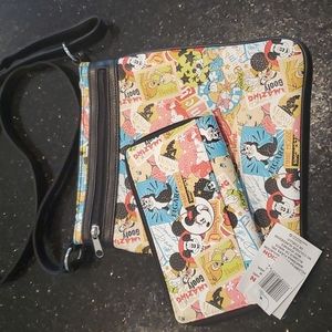 Disney Crossbody bag Wallet. No tags used only once no rips.Excellent condition